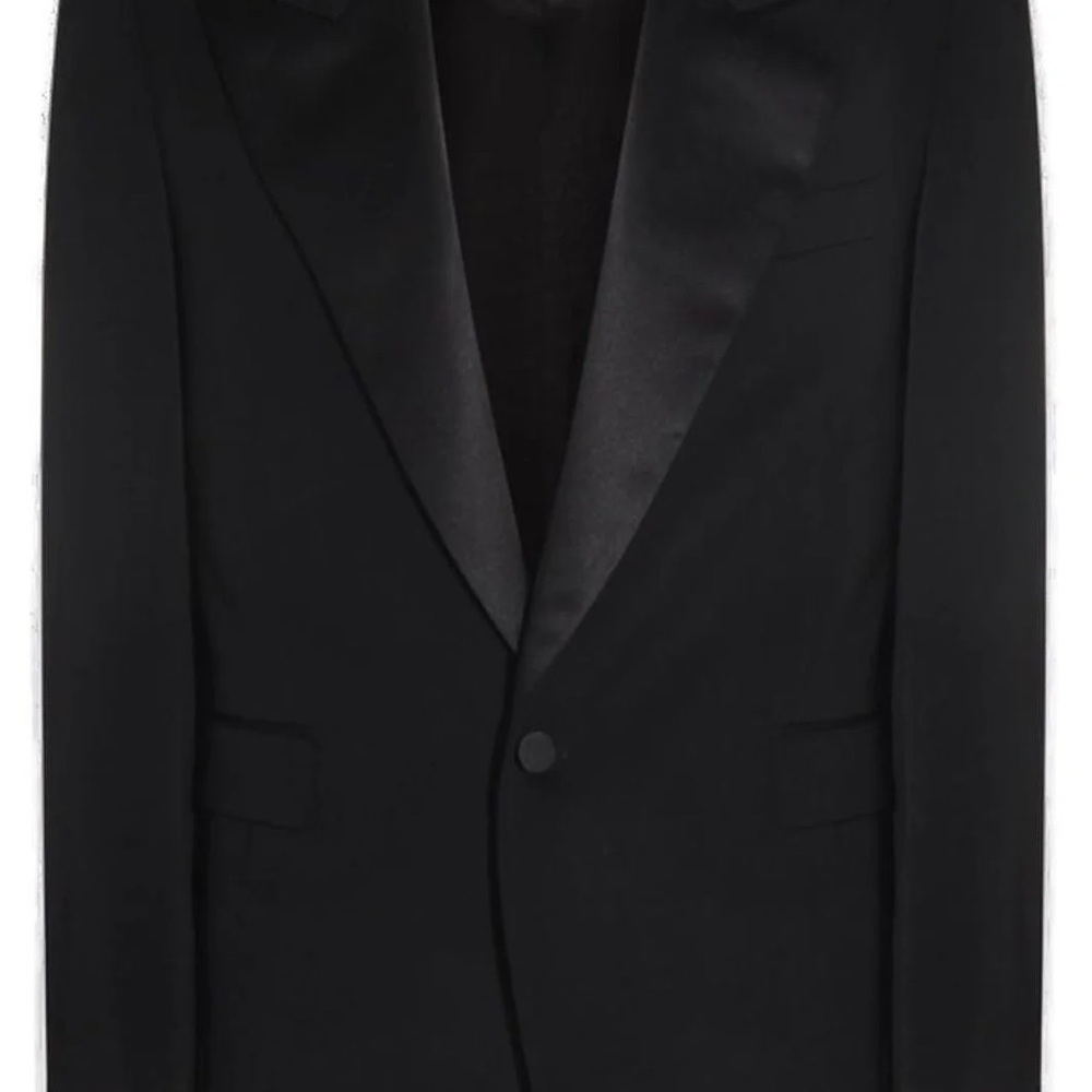 Saint Laurent Classic Black Tuxedo Jacket